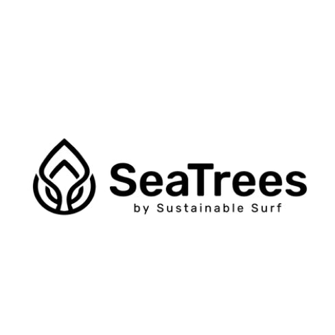 logo sea trees by sustainable surf